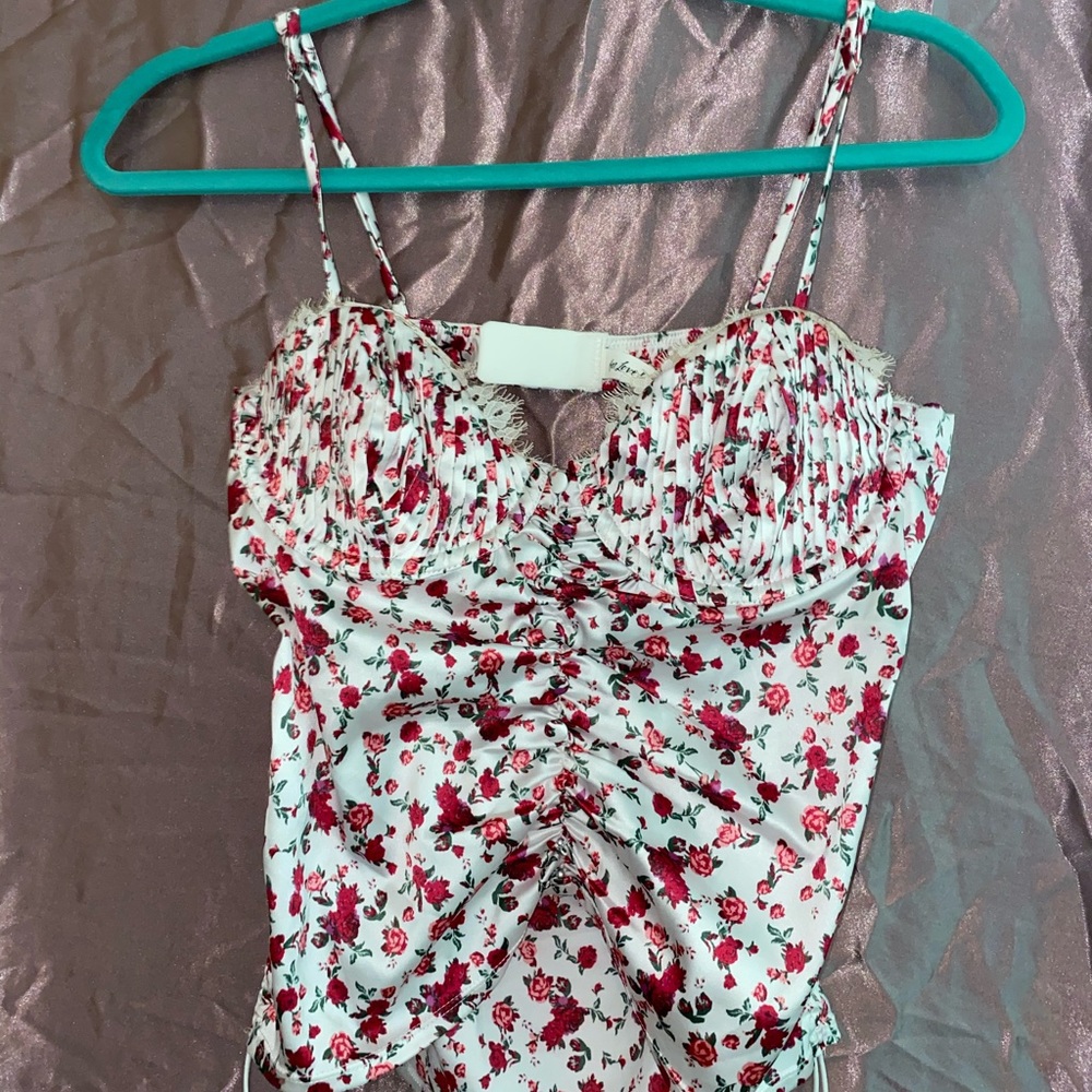 Love & Lemons rose bustier